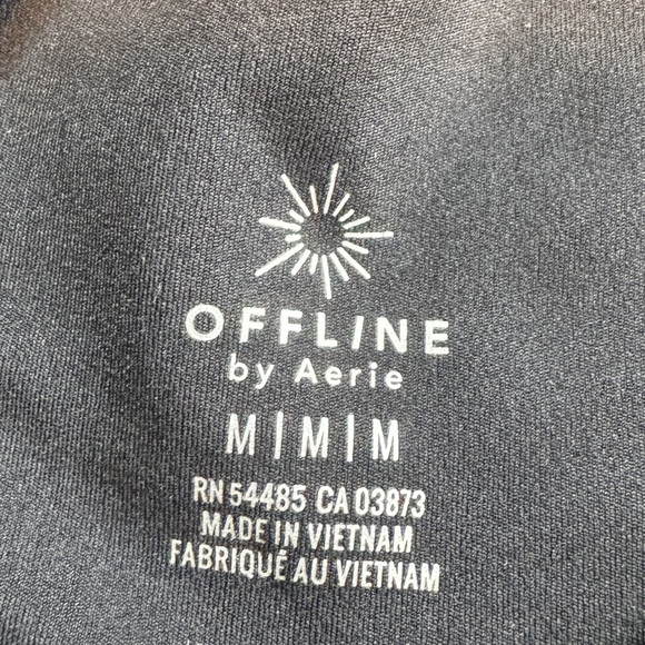 Offline Aerie Medium Real Me Flare Leggings Hi-Rise Crossover - Picture 4 of 5